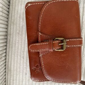 Patricia Nash Tan Leather Crossbody Bag